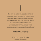HS® - PHILIPPIANS 4:6-7 For a Peaceful Heart & Home