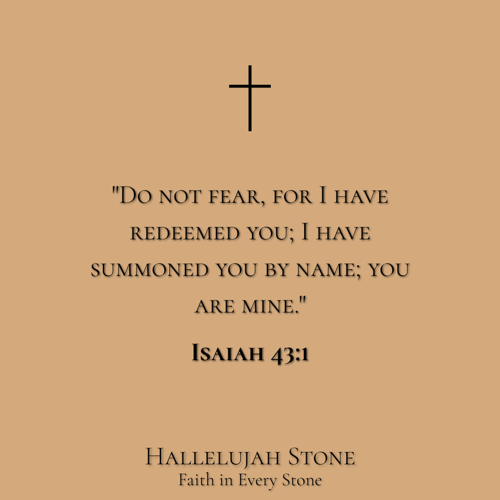 HS® - ISAIAH 43:1 For Knowing You Belong to God