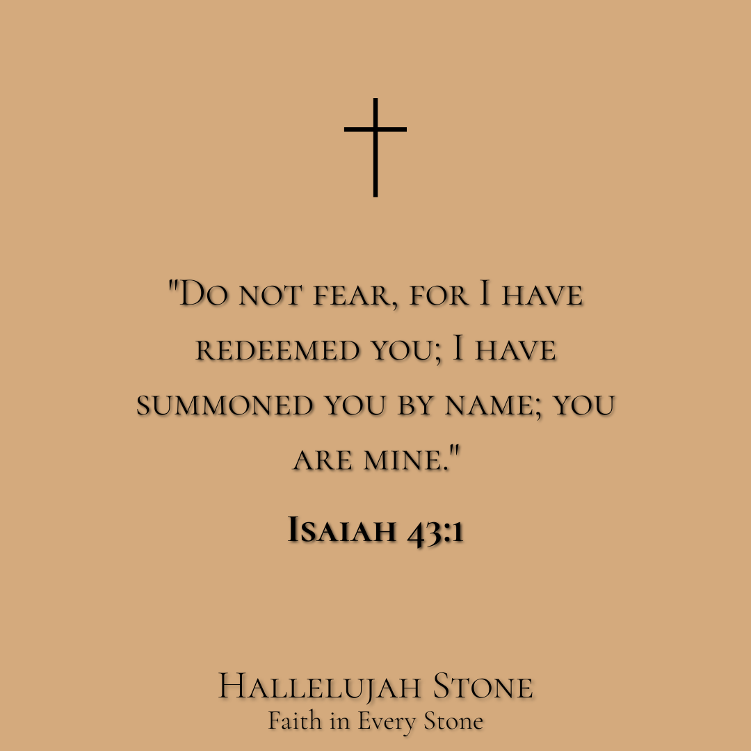 HS® - ISAIAH 43:1 For Knowing You Belong to God