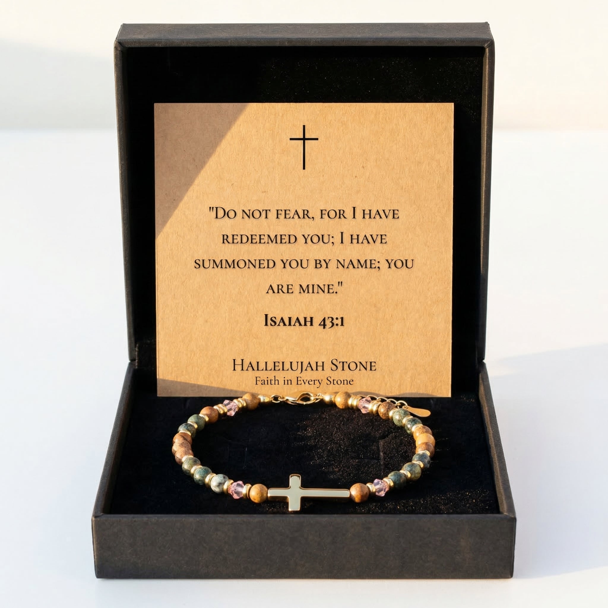 HS® - ISAIAH 43:1 For Knowing You Belong to God - Hallelujah Stone Jewelry